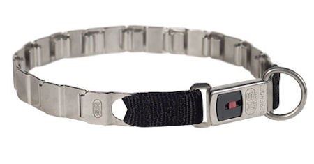 24 inch STAINLESS STEEL Sprenger dog collar NECK TECH COLLAR for dogs