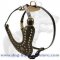 German Shepherd Royal Exclusive Design Studded Leather Harness
