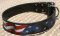 Best Custom Painted Leather Collar in the American Flag