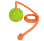 K9 Ball with Rope-Activity Dog Toy for All Breeds