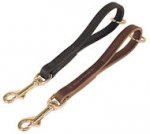 Leather Snap Tab 10 inch Leash for All Breeds