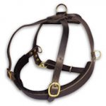LARGE Tracking Leather Dog Harness- Large pulling harness