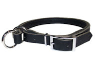 Adjustable Leather Slip Collar & NICKEL plated hardware for all dogs