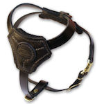 Leather Small dog  harness walking
