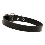 Elegant leather dog collar Elegant leather dog collar