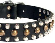 Leather Dog Collars with Studs for DOG