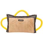 Advanced Dog Training Bite Pad made of French Linen and Leather with 3 Handles Advanced Dog Training Bite Pad made of French Linen and Leather with 3 Handles