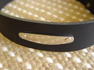 Similar to Preppy Dog Collar With Name Plate ID Tag for all dogs