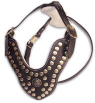 Studded Dog Harness - Royal Paddded Leather Dog Harness