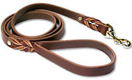 Twisted latigo dog lead-DOG Leather LEASH