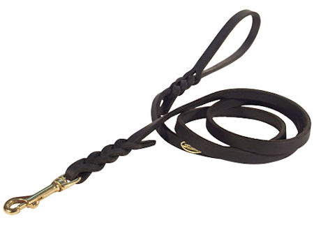 Leather Dog Leash in Different Size for Small and Large Breeds