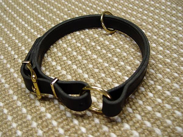 Leather Choke Collar for All Breeds