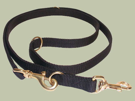 Tubular Nylon Police Lead for DOG training - Click Image to Close