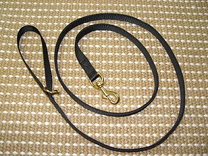 Police Tracking Dog Leash Made of Nylon with Ring on the Handle