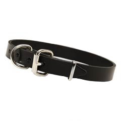 Soft and elegant leather collar