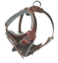 Custom Leather Dog Harness-Agitation,ProtectionTraining harness