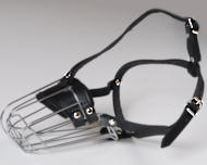 Wire Basket Muzzles for breeds with longer snout like Dobermans